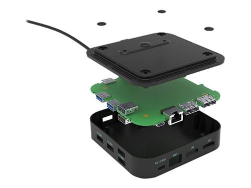 i-Tec USB-C Dual Display Docking Station with Power Delivery - Station d'accueil - USB-C / Thunderbolt 3 - DP - GigE