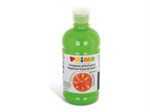 PRIMO Poster Beginner's - Peinture - peinture à tempera - vert clair - opaque - 500 ml