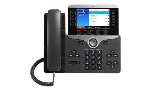 Cisco IP Phone 8851 - Téléphone VoIP - SIP, RTCP, RTP, SRTP, SDP - 5 lignes - Charbon