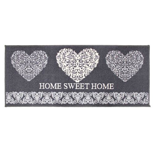 GENERIQUE - Tapis Déco Mathilda - 50x120cm - Gris - Image 2