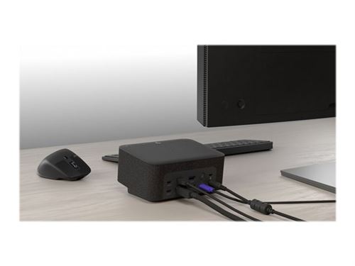 Logitech Logi Dock for Teams - Station d'accueil - USB-C - HDMI DP - Bluetooth - pour Tap pour les équipes Microsoft Large