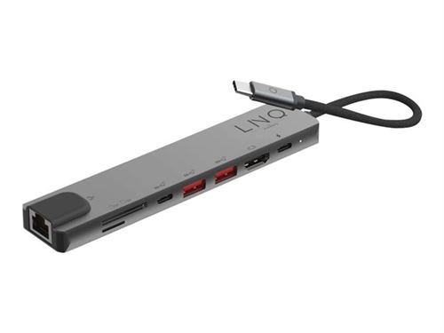 LINQ Pro - Station d'accueil - pour smartphone tablette ordinateur portable ordinateur de bureau - USB-C / Thunderbolt 4 - HDMI - GigE