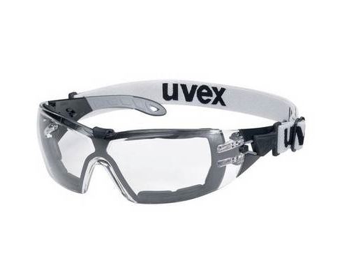 Uvex pheos 9192680 Lunettes de protection avec protection UV gris, noir EN 166, EN 170 DIN 166, DIN 170