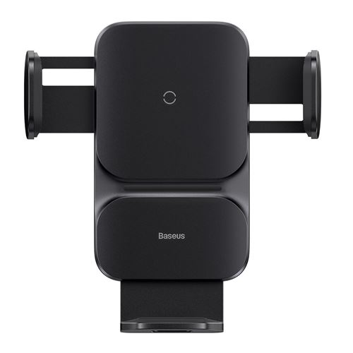 Support de téléphone de voiture BASEUS CGZX000001 Charge rapide sans fil, 15W, Noir