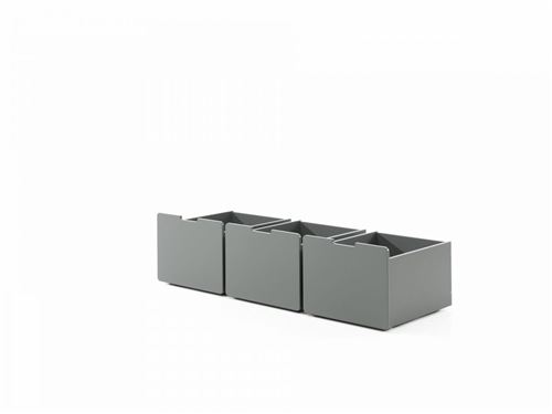 Non Communiqué Multicolore 3 Tiroirs De Rangement Pour Lit