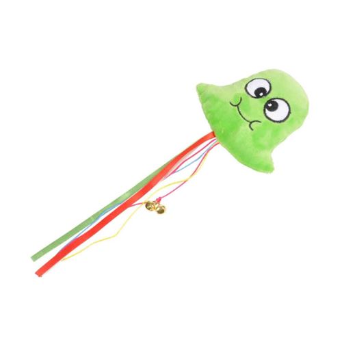 Comparer les prix de Jouet Peluche pour Chat Grenouille 32cm Vert