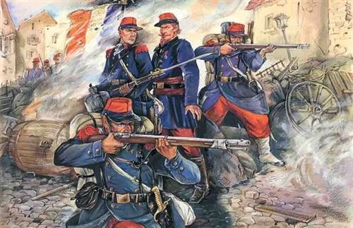  Figurine ICM Guerre franco-prussienne 1870-1871 : Infanterie de Ligne