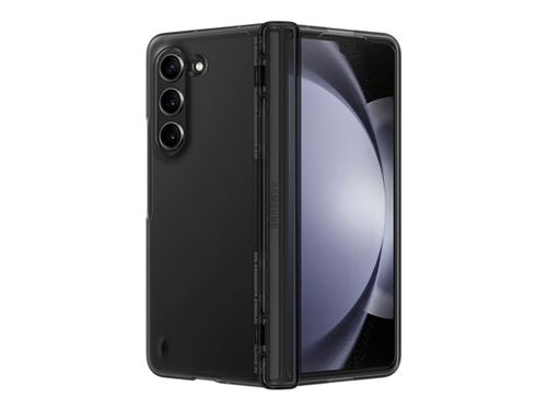 Spigen Thin Fit Pro - Étui à rabat pour téléphone portable - polycarbonate, polyuréthanne thermoplastique (TPU) - frost grey - pour Samsung Galaxy Z Fold5