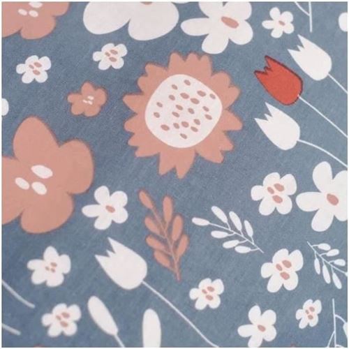 Parure de lit Sunshine - 240x220 cm - 2 personnes - Coton imprimé floral