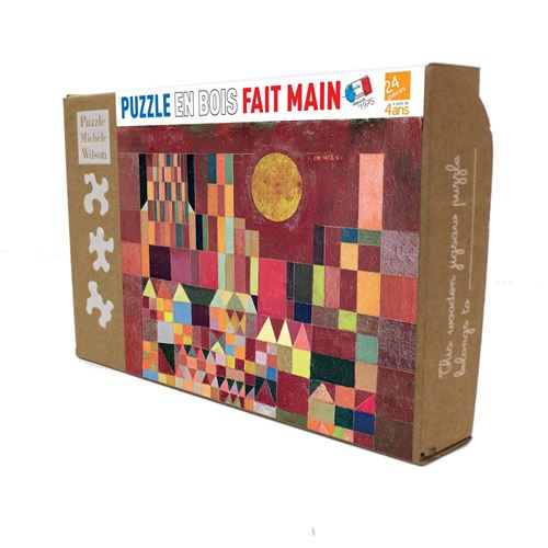 PUZZLE EN BOIS FAIT MAIN 24 PIECES enfants 4ans et + - Puzzle Michèle  Wilson