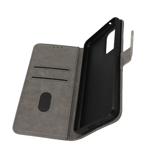 Housse pour Samsung Galaxy A53 5G Clapet Portefeuille Fonction Support Vidéo Avizar Gris