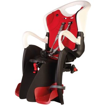 Bellelli Siège bébé pour vélo Tiger Clamp blanc/rouge Siège vélo