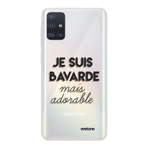 Coque pour Samsung Galaxy A51 5G 360 intégrale transparente Bavarde Mais Adorable TendanceEvetane. [Evetane®]