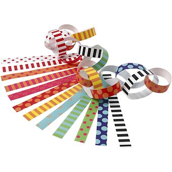 ODETOJOY Lot De 7 Bandes De Papier Multicolores Pour