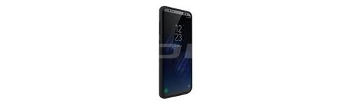 DLH DY-PS3502 - Coque de protection pour téléphone portable - silicone - noir brossé - pour Samsung Galaxy S8