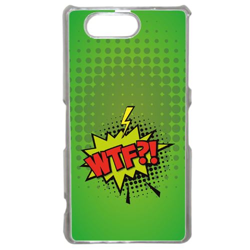 Coque Wtf Fond Vert Compatible Sony Xperia Z3 Transparent