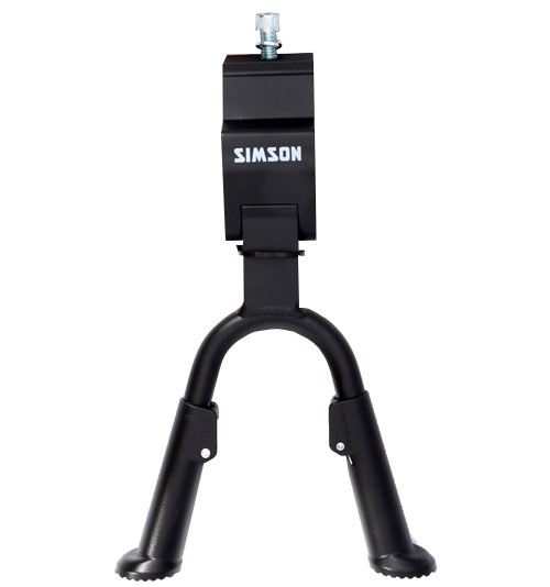 Simson double standard de 28 pouces en plastique noir