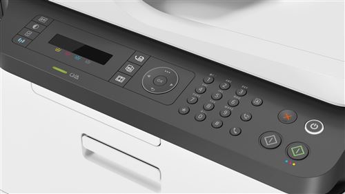 HP Color Laser MFP 179fwg - Imprimante multifonctions - couleur - laser - A4 (210 x 297 mm) (original) - A4/Letter (support) - jusqu'à 14 ppm (copie) - jusqu'à 18 ppm (impression) - 150 feuilles - 33.6 Kbits/s - USB 2.0, LAN, Wi-Fi(n)