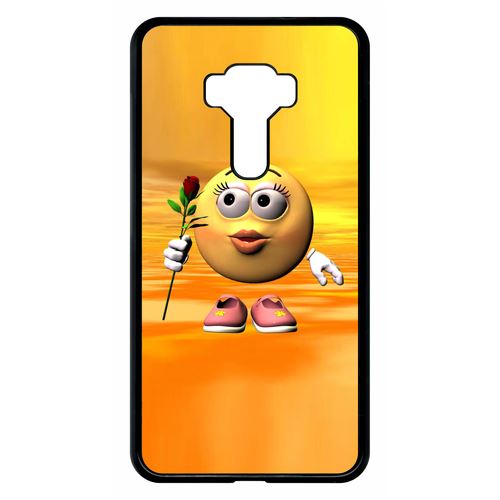 Coque Asus Zenfone 3 Ze552kl Smiley Rose