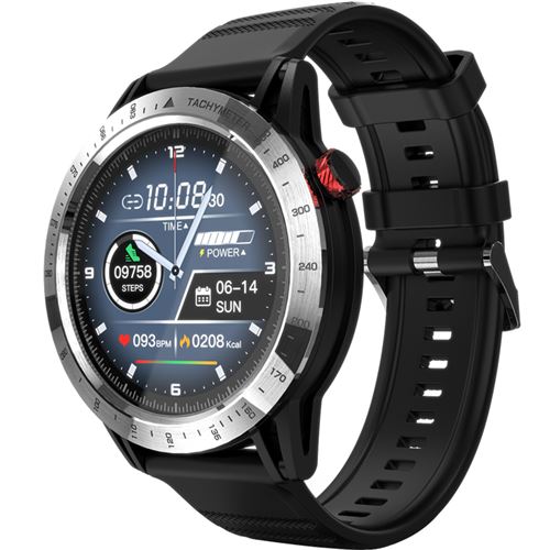 Montre connectée LOKMAT Comet Avec cadran argenté