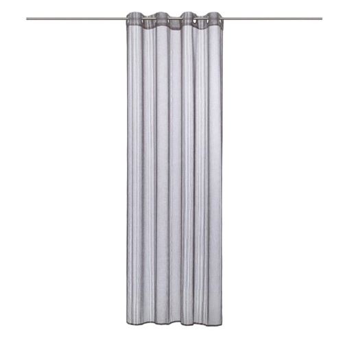 Atmosphera Cr&eacute;ateur d'int&eacute;rieur - Rideau Voilage Lisa 140x240cm Gris