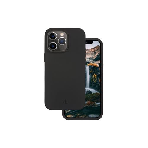 dbramante1928 Greenland - Coque de protection pour téléphone portable - bouton-pression - 100 % de plastique recyclé - noir nuit - conception fine - pour Apple iPhone 12, 12 Pro