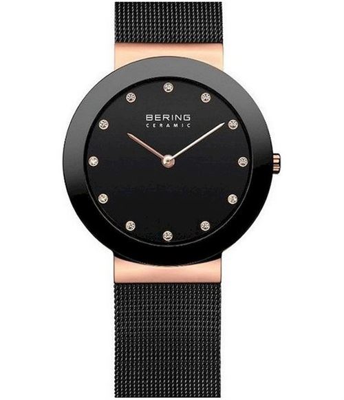 Bering Montre Femme, Mixte 11435-166 Noir
