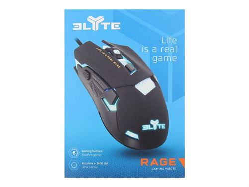 T'nB MGAME0 Souris Gaming Noir