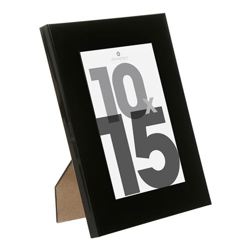 Cadre photo ps noir 10x15 Atmosphera cr&eacute;ateur d'int&eacute;rieur - Noir