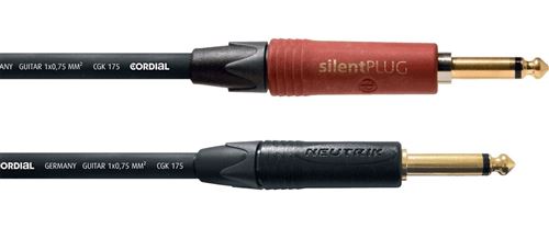 Cordial CSI3PP-SILENT - Câble jack silent - jack mono droits Neutrik 3 m