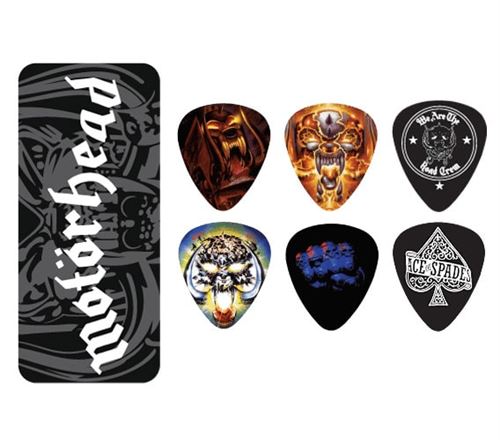 Dunlop Jim Mhpt03 Boite En Metal De 6 Motif Motorhead England Médiators - Image 3