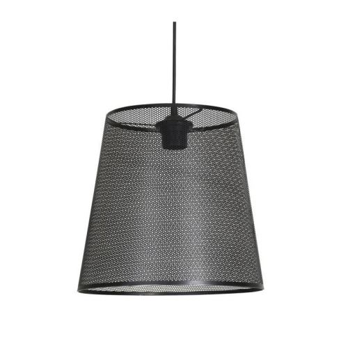 fuzo suspension en métal perforé - ø28 cm - noir