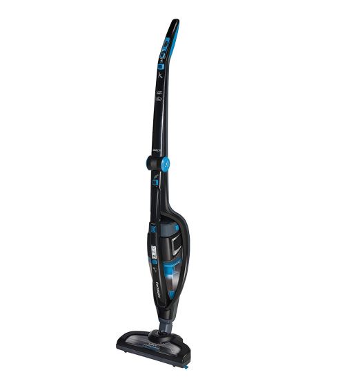 Polti Forzaspira SR 18,5 Balai électrique sans fil et sans sac, 2 en 1, Noir/Bleu (Unité certificat)
