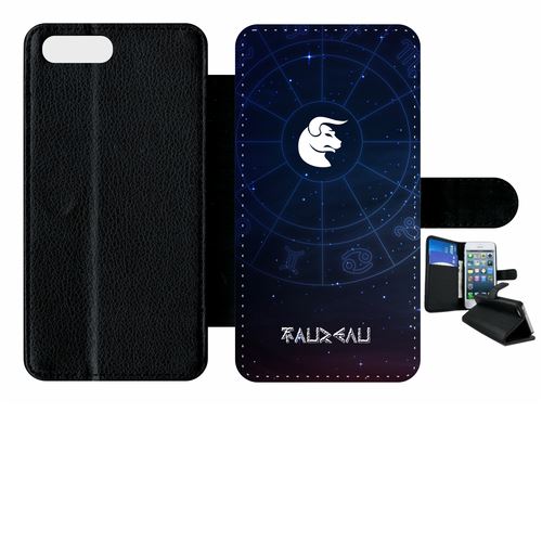 Etui À Rabat Apple Iphone 7+ Plus Signe Astrologique Taureau