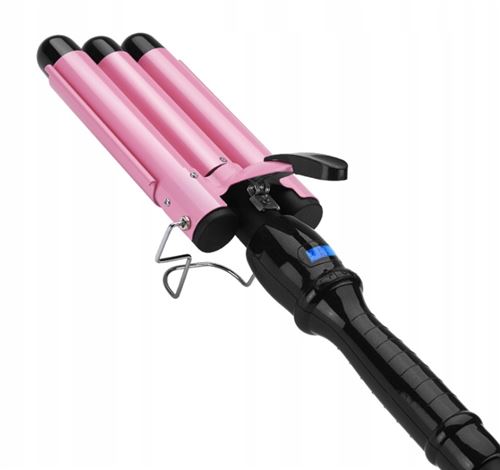 Fer à friser à 3 tubes à affichage numérique LCD Suttik pour femme