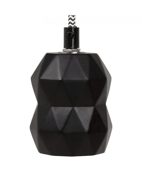 Lampe suspendue design ATUPA BLACK 11x11x150 cm