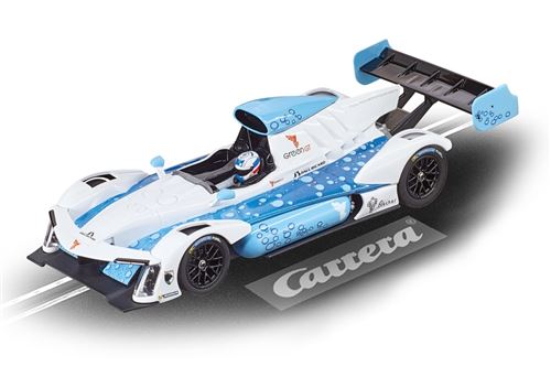 Carrera Voiture Evolution racetrack GreenGT H2 P. Ricard 2015blanc
