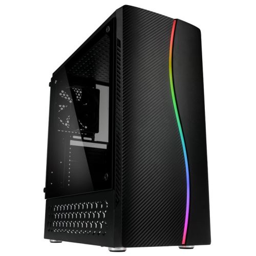 kolink kolink inspire k5 rgb midi-tower, tempered glass - schwarz noir