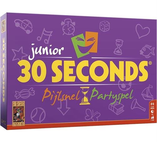 999 Games partygame 30 Seconds Junior 31 cm carton violet