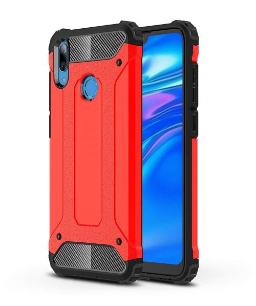 Coque Anti Choc Pour Huawei Y7 2019 Modèle Armor - Rouge