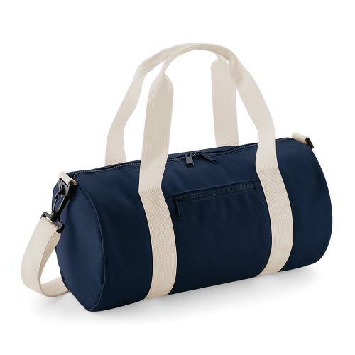 Bagbase - Mini sac polochon (Taille unique) (Bleu marine/Blanc délavé) - UTRW5545