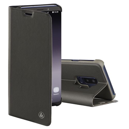 Étui portefeuille Slim Pro pour Samsung Galaxy S9+, gris