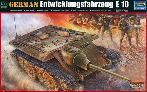 German E-10 Tank - 1:35e - Trumpeter