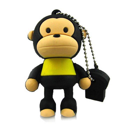 No10400010016 Clé USB 16GO FLASH DRIVE DRÔLE FIGURE ANIMAUX SINGE BRUN
