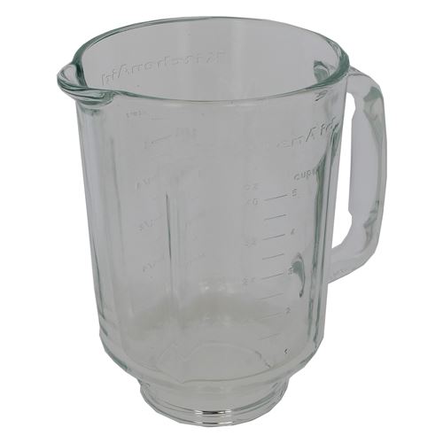 Bol mixer verre nu pour Blender Kitchen aid, Robot Kitchen aid