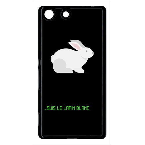 Coque Sony Xperia M5 Suis Le Lapin Blanc