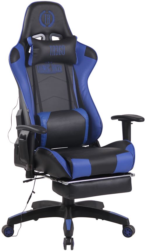 Fauteuil de Bureau Turbo XFM , Noir / Bleu