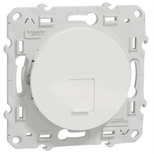 Schneider Blanc Electric S520476 Odace Prise Ethernet Rj45 Grade3