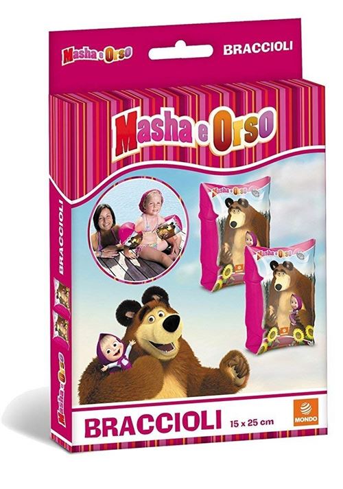 Masha y el Oso Masha et l'ours – manguitos-brazaletes (Mondo 16643)