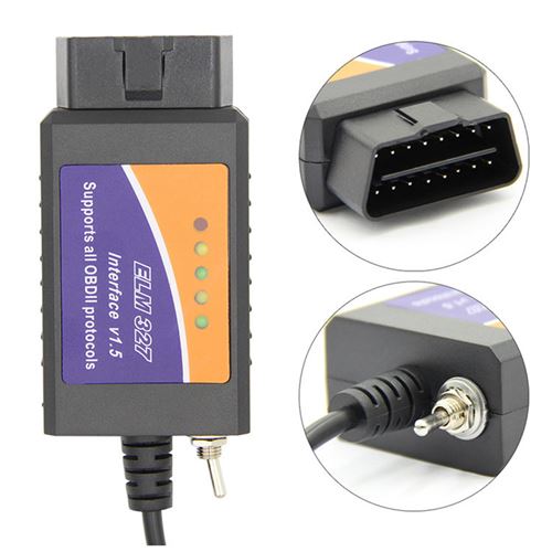 Pic 18f25k80 V1 5 Elm327 Avec Commutateur Lecteur De Code Obd2 Scanner Pour Ford Hs Ms Can Onaeatza117 Accessoire Voiture Achat Prix Fnac